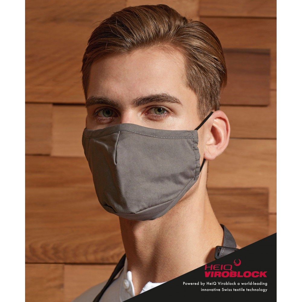 Masque anti covid triple épaisseur à protection HeiQ Viroblock