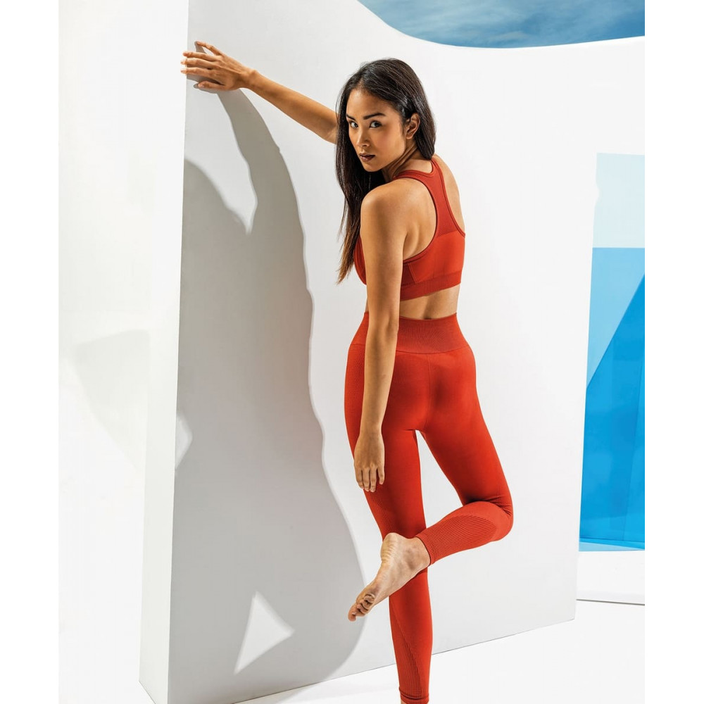 CYRENZO - Legging femme multisports Sculpt, coupe 3D, sans couture - TRIDRI® - (Leggings & Pantalons de sport femme)