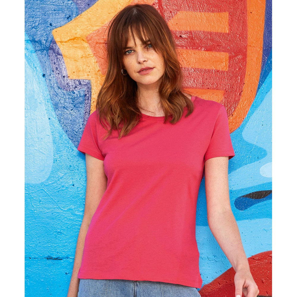 CYRENZO - T-Shirt Femme 100% Coton Biologique - B&C - (T shirts, Débardeurs, Polos femme)