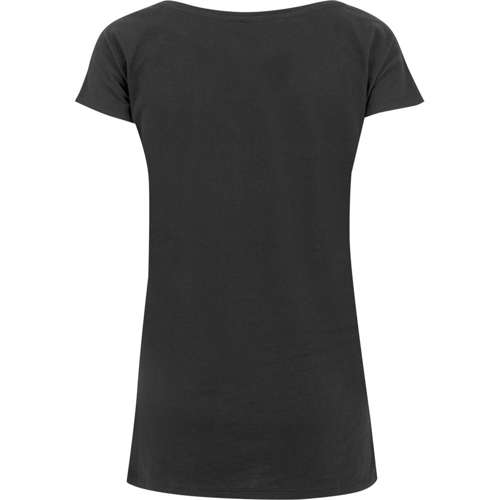 CYRENZO - T-shirt Femme col large - Build Your Brand - (T shirts, Débardeurs, Polos femme)