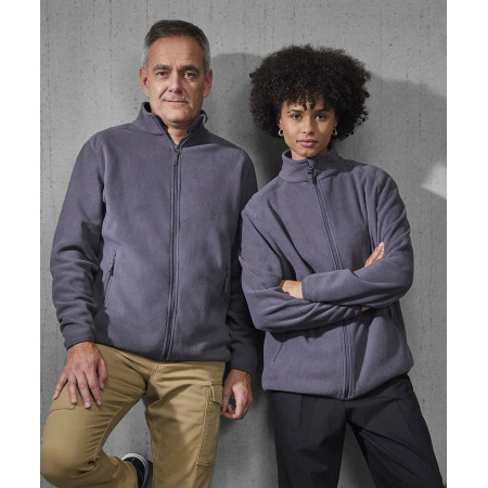 Veste polaire homme anti-boulochage et coupe tendance