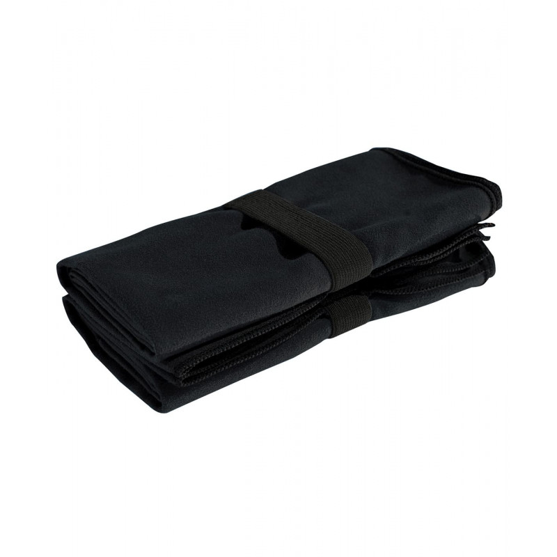 Serviette de fitness en microfibre à séchage rapide, noir