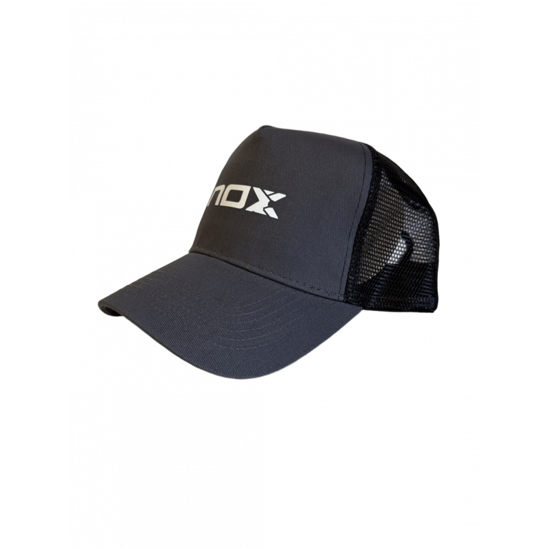 Casquette publicitaire NOX, padel, AT10, Graphite Grey & Black