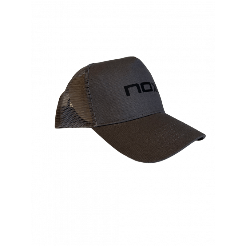 Casquette publicitaire NOX, padel, AT10, Graphite Grey