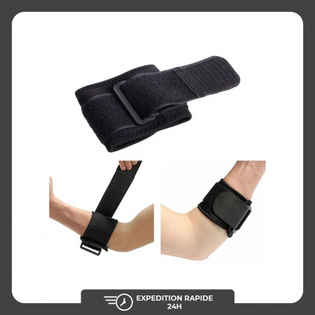 Coudière de compression réglable pour le soulagement de la douleur tendinite