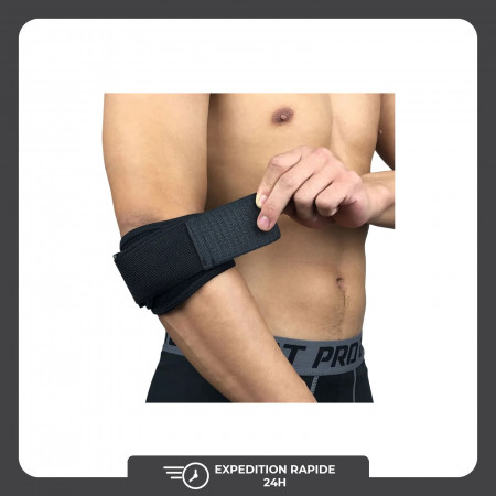 Coudière de compression réglable pour le soulagement de la douleur tendinite