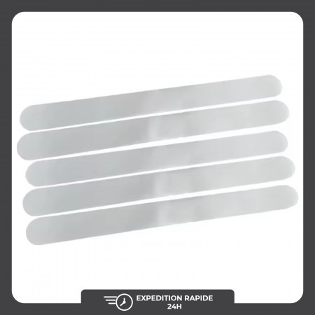 Bande de protection transparente pour raquette de padel