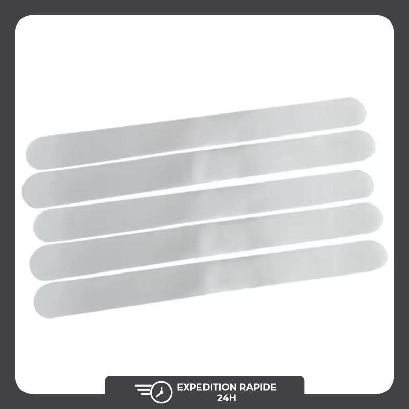 Bande de protection transparente pour raquette de padel