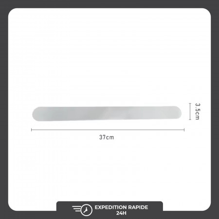 Bande de protection transparente pour raquette de padel